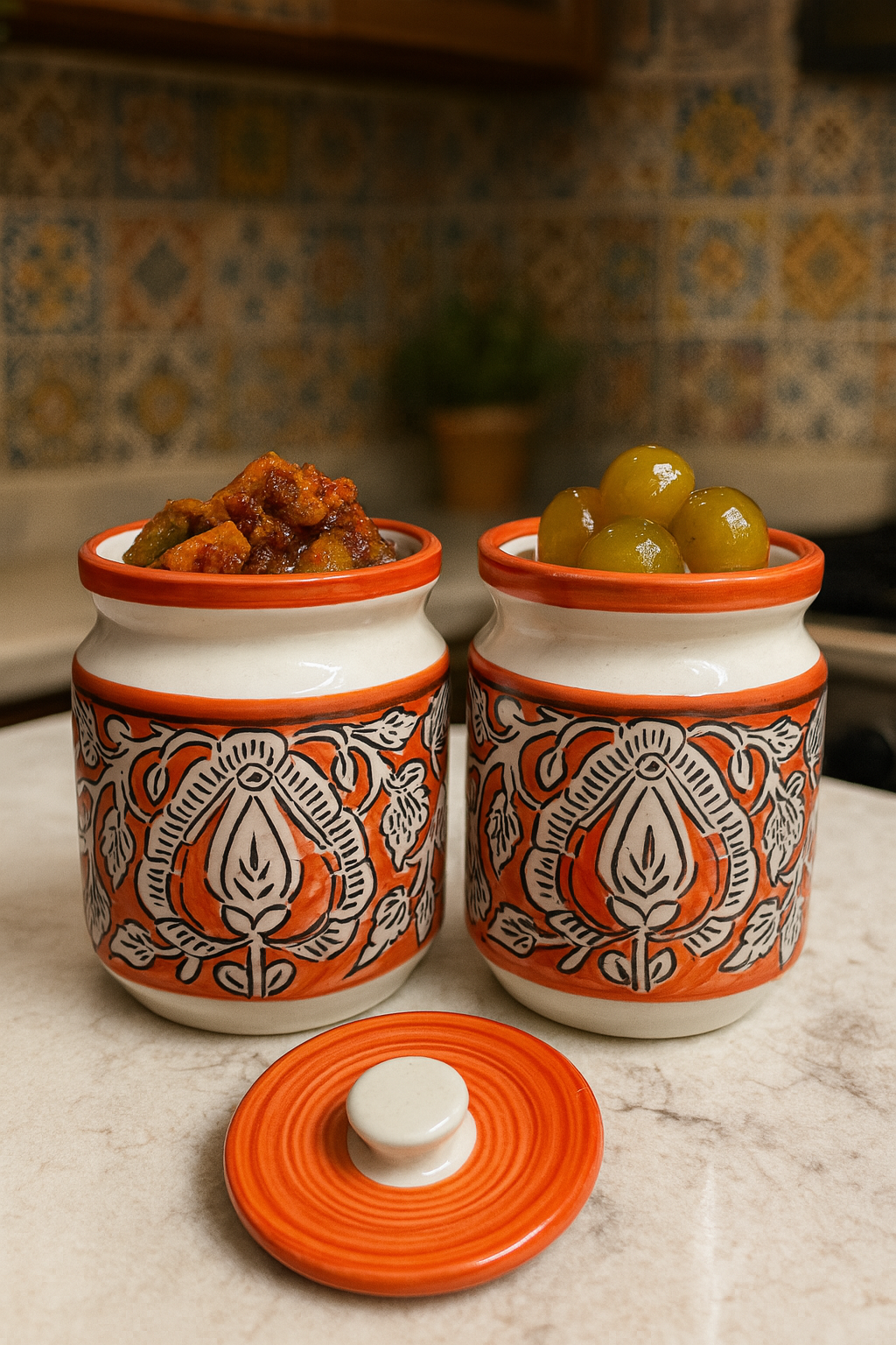 Achar Jar Set of 2