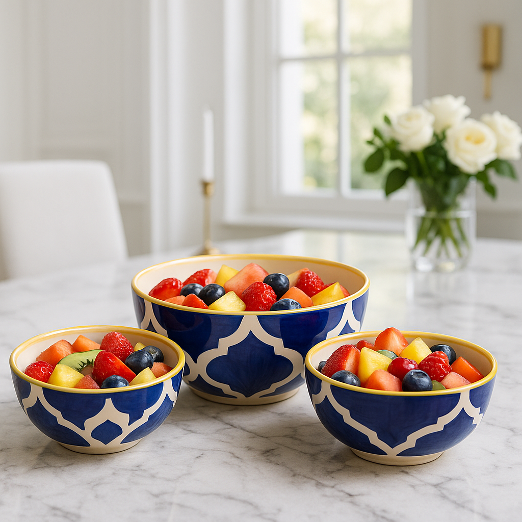 Handmade Salad/ Serving Bowls (set of 3)