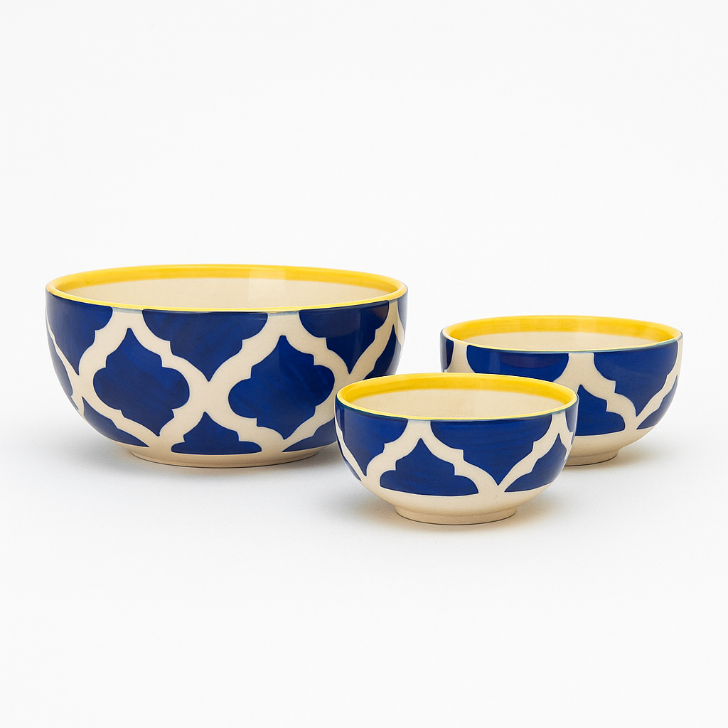 Handmade Salad/ Serving Bowls (set of 3)