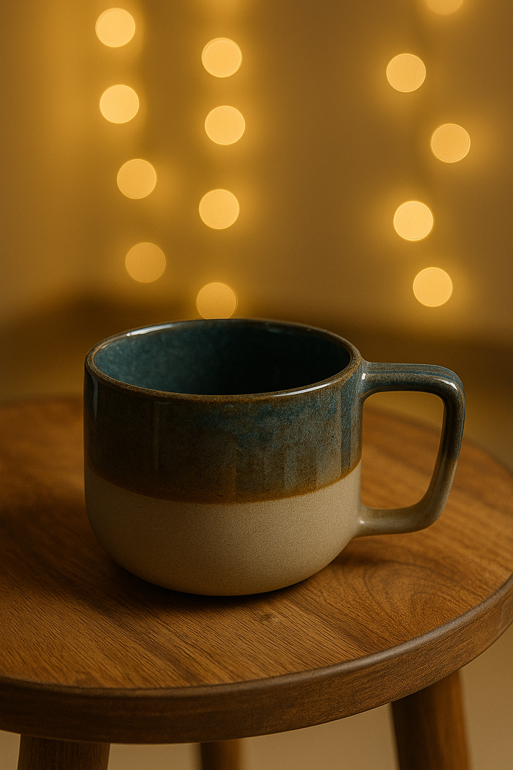 Dual Tone Glazed Mugs( set of 2)