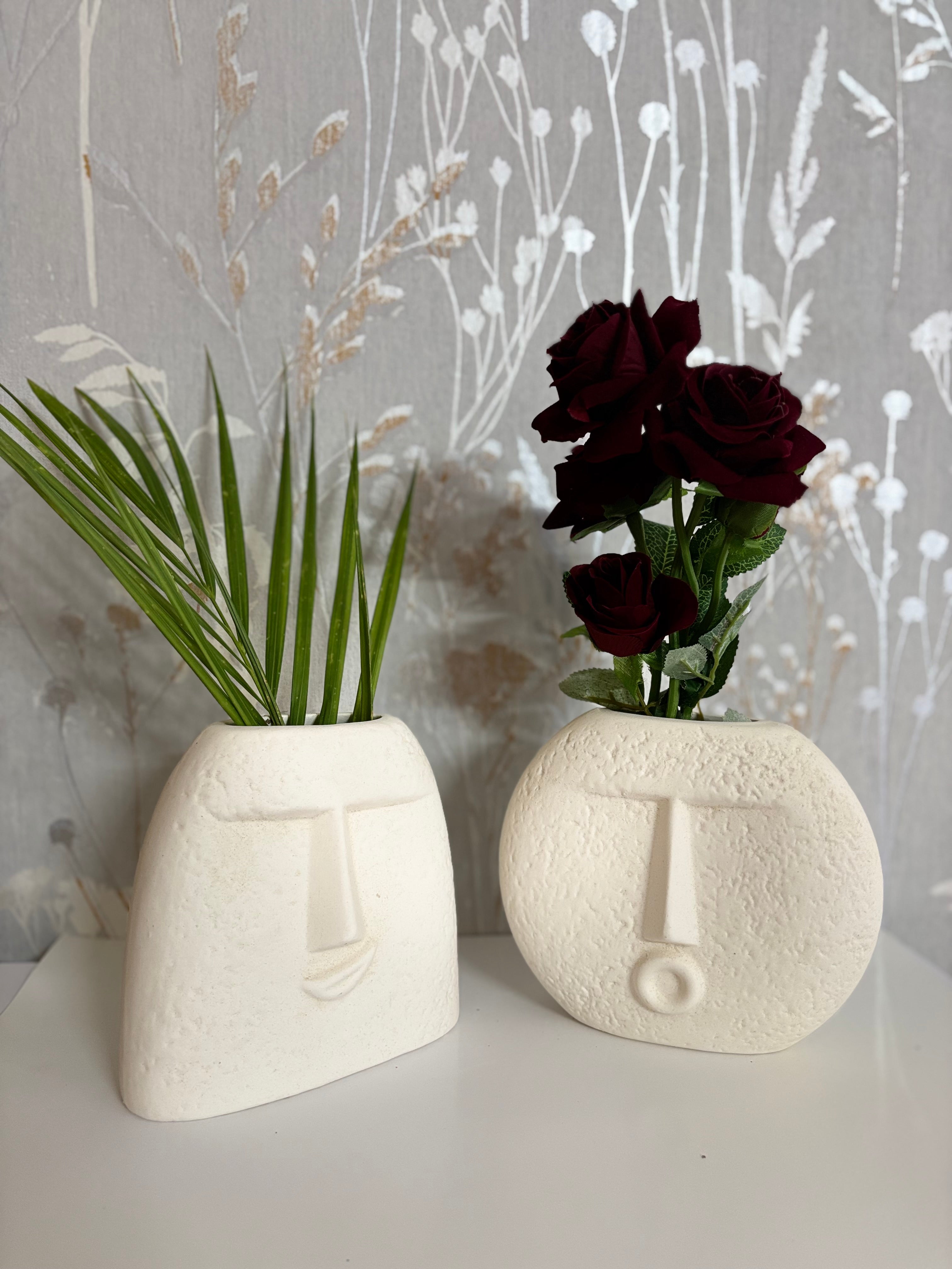 Couple face Vase Set