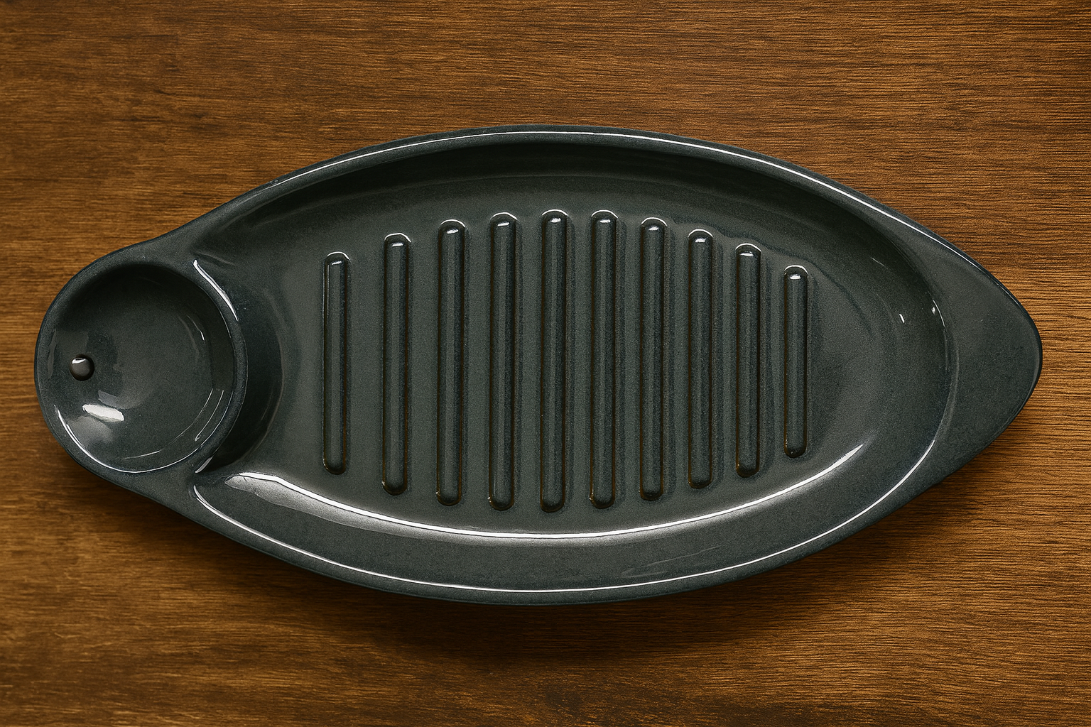 Seashell-Ceramic Serving Platter – 14 x 6 inches