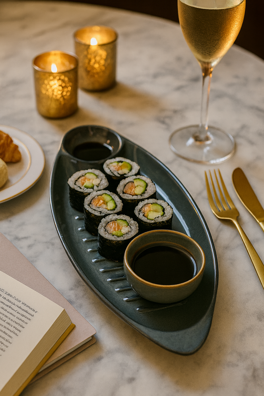 Seashell-Ceramic Serving Platter – 14 x 6 inches