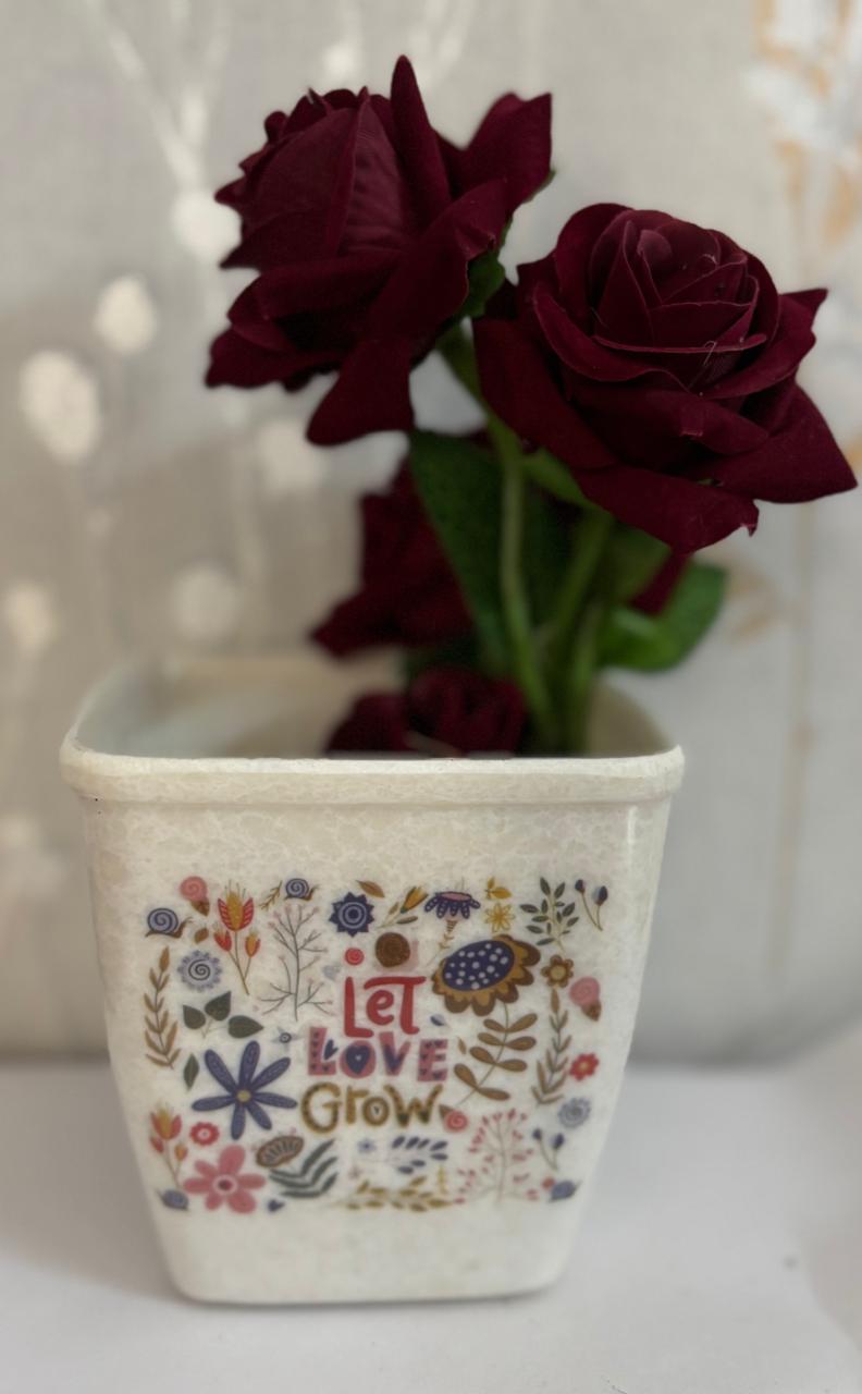 Let Love Grow written  Planter