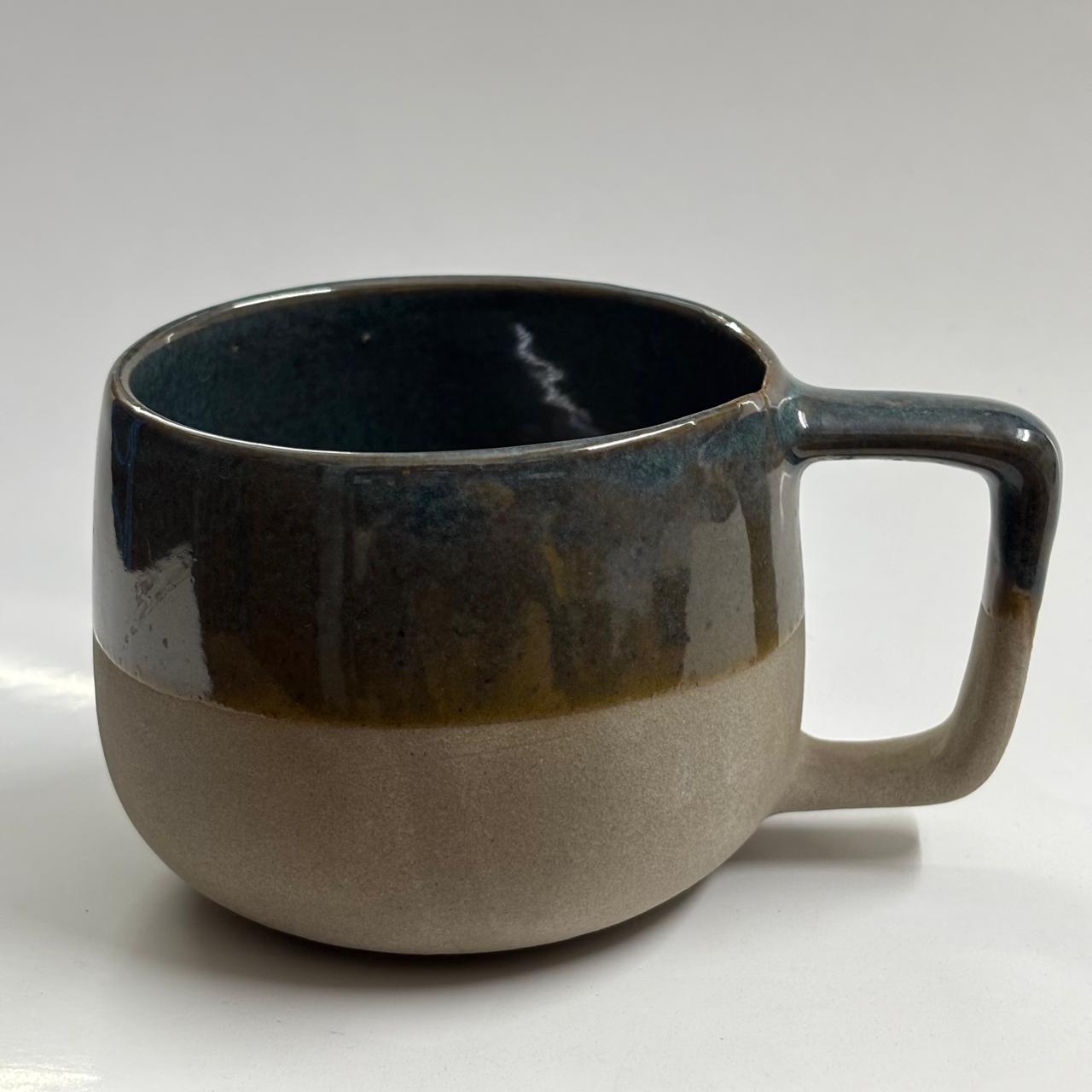 Dual Tone Glazed Mugs( set of 2)