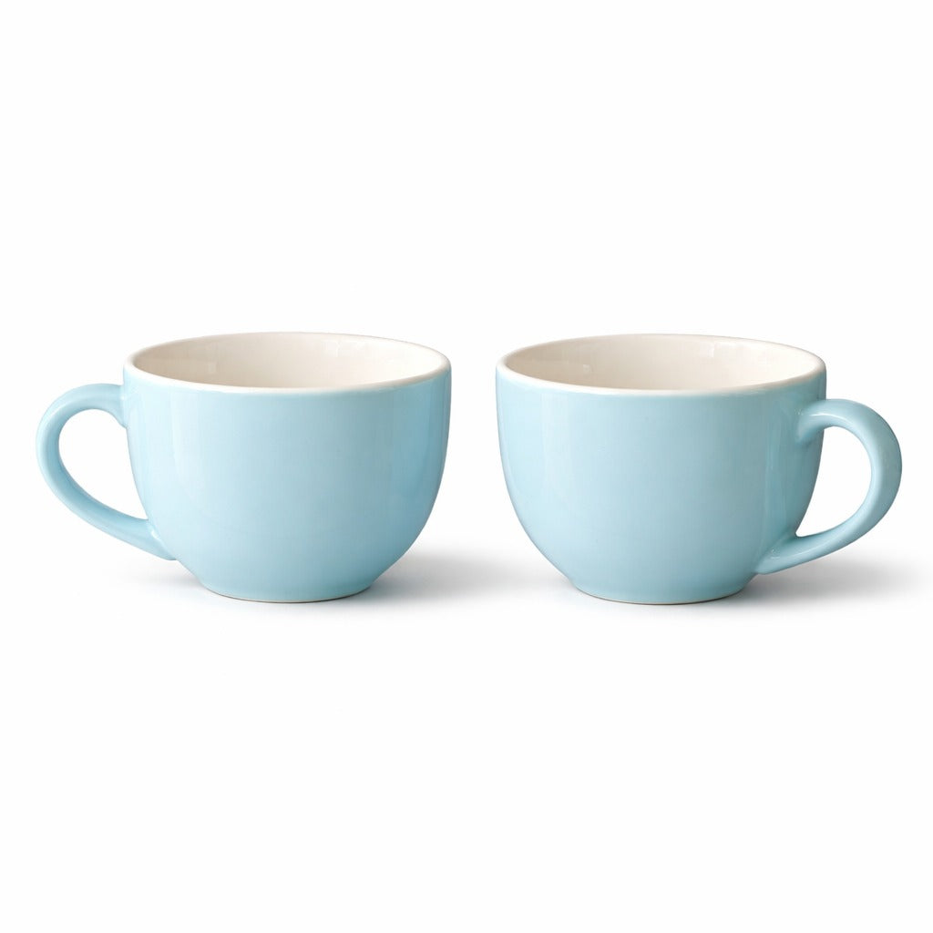 Sajaao SKY blue Latte Coffee mugs set of 2,
